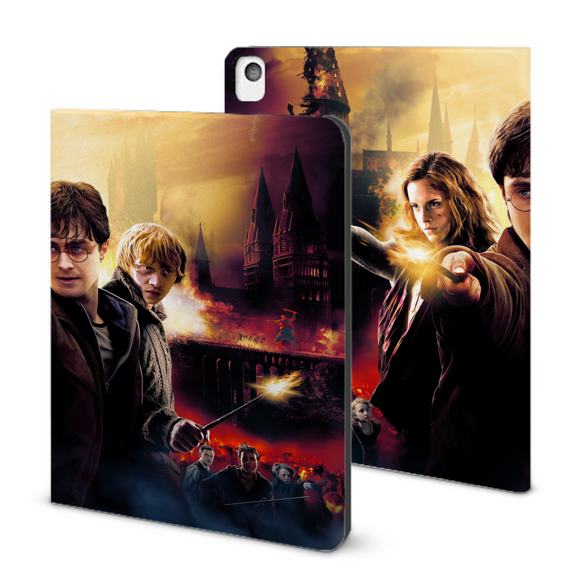 （画像用） Harry Potter ハリー・ポッターシリーズ IPadケース ペンホルダー付き ブックスタイルデザイン